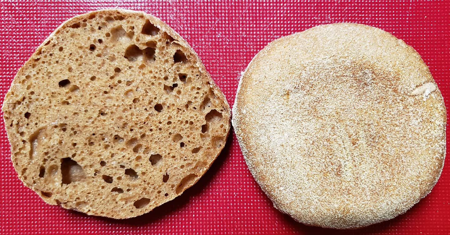 Sourdough Whole Wheat English Muffins Recipe